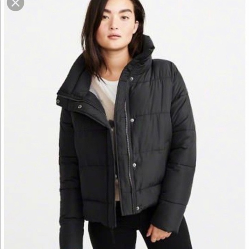 Abercrombie & Fitch Ultra Mini Puffer in Black